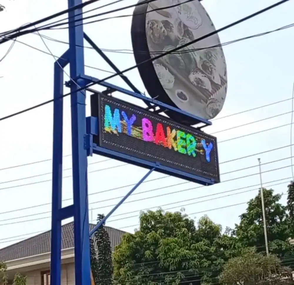 Running text dan Jadwal Sholat digital murah