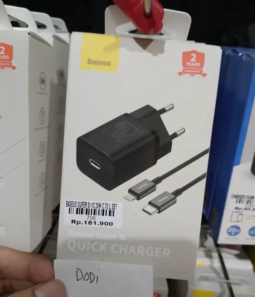 BASEUS SUPER S| 1C 20W C TO L SET|ATLANTIS DAHSYAT