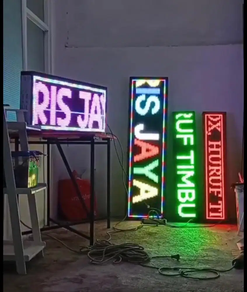 Running text Baru dan Jadwal Sholat masjid digital