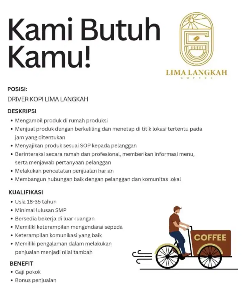 Driver Kopi Lima Langkah