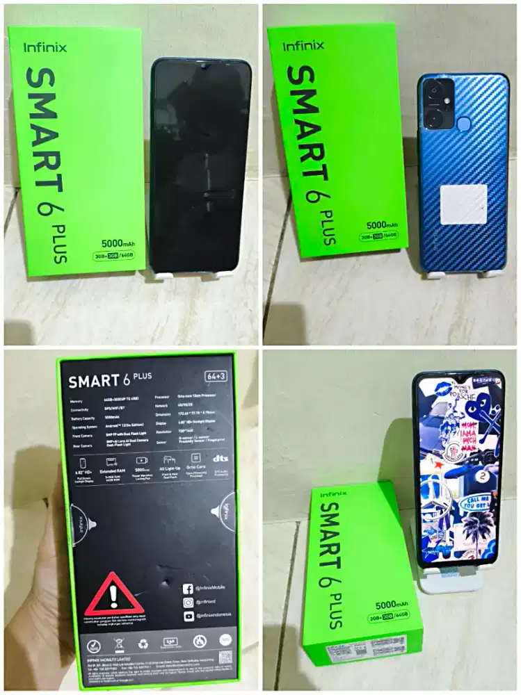 Infinix smart 6 plus 3+3/64