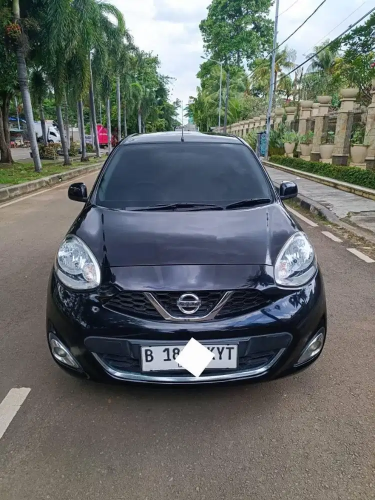 MARCH XS 2015 MATIC HITAM DP7JT ISTIMEWA LOW KM