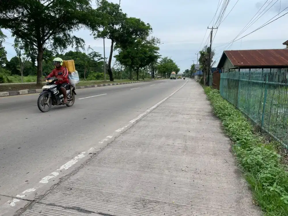 Tanah Murah Pinggir Jalan Dekat Tol Palembang.