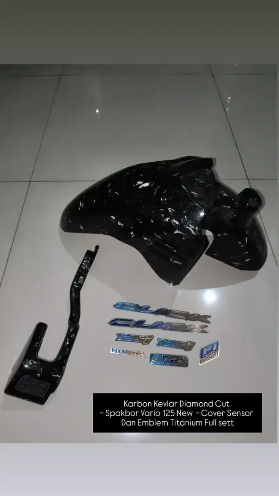 Karbon Kevlar Honda Vario & Emblem Titanium