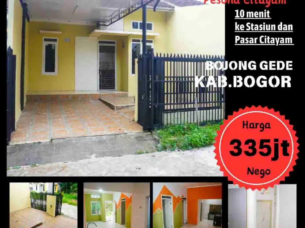 JUAL CEPAT RUMAH DEKAT STASIUN CITAYAM