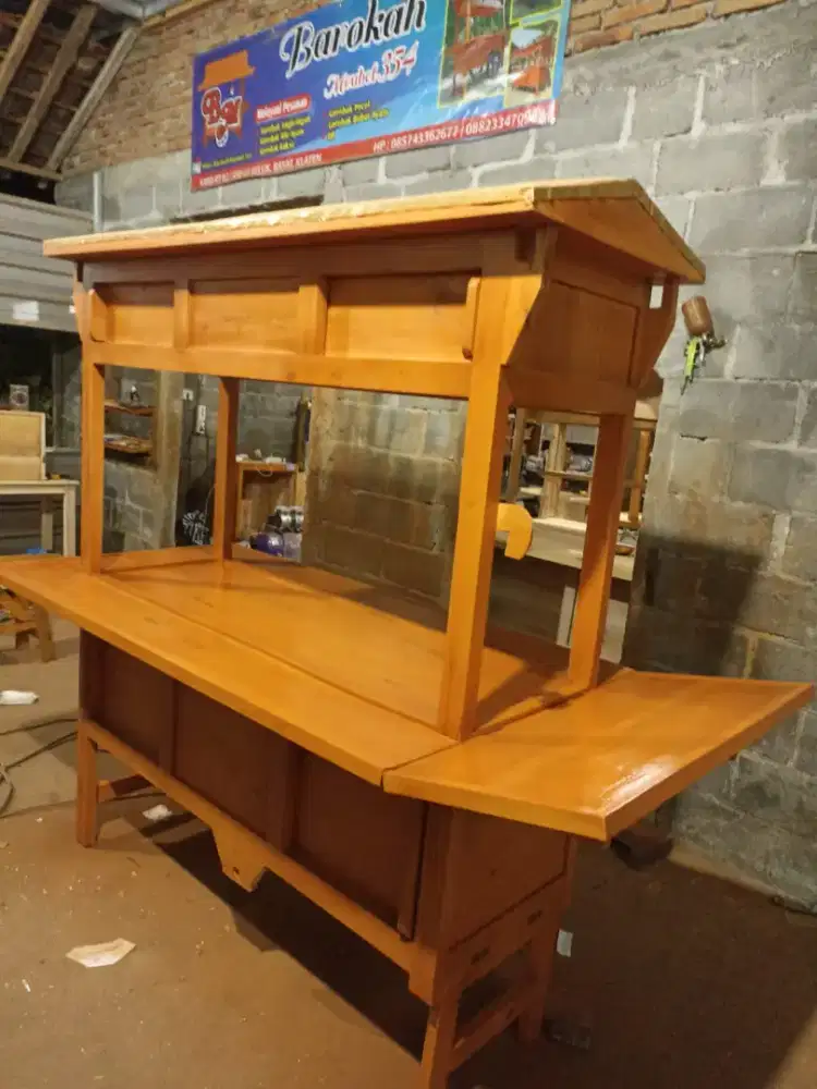 Gerobak Angkringan jg Melayani Pesanan Grobak Bakso Mie Bubur Sate dlL