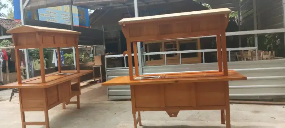 Gerobak Angkringan jg Melayani Pesanan Grobak Bakso Mie Bubur Sate dlL