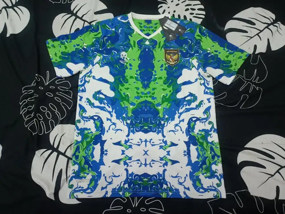 Jersey timnas Indonesia Mills original size XXXL jersey mills murah