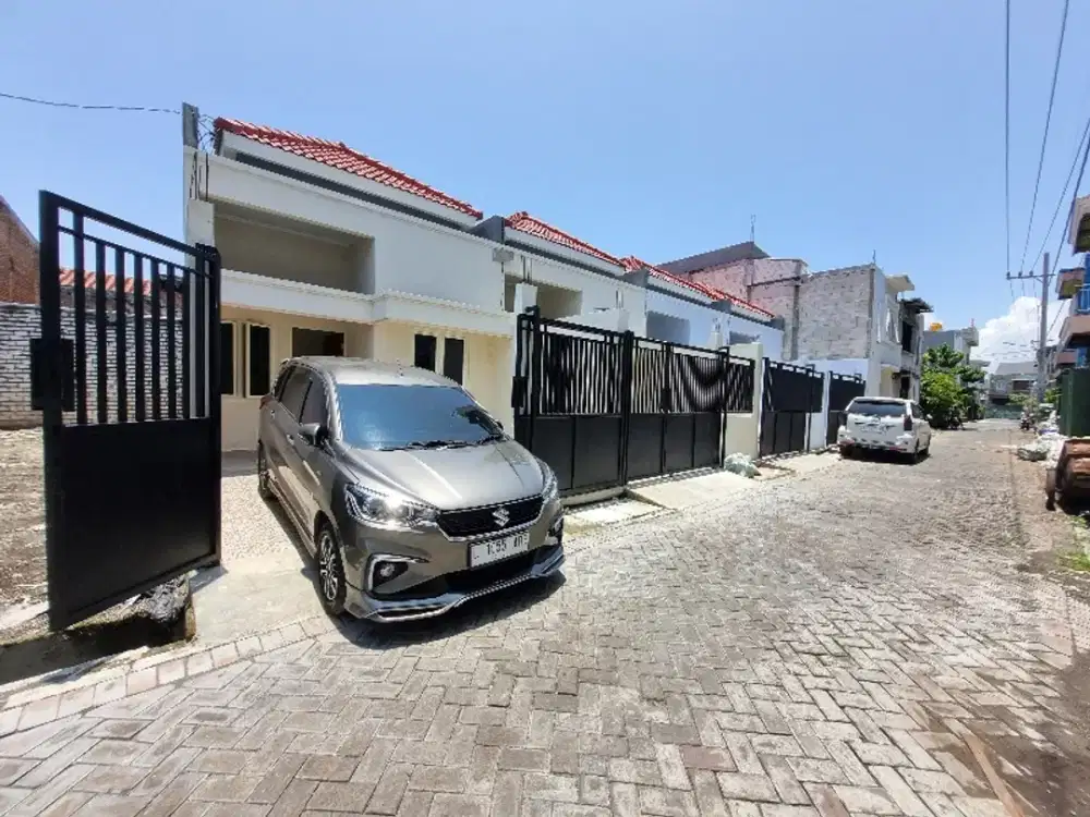 rmh baru 1Lt di lebak indah 7menit ke UNAIR,Dr soetomo row jl 2mobil bisa kpr bank