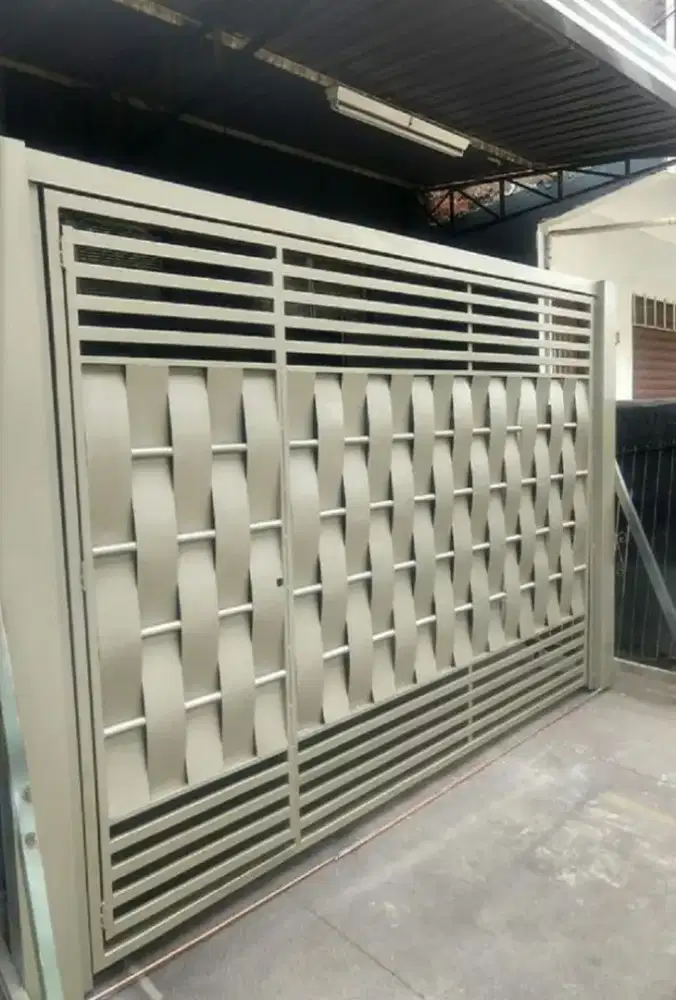 Bengkel las Lampung tralis kanopi tangga pintu pagar balkon gerbang