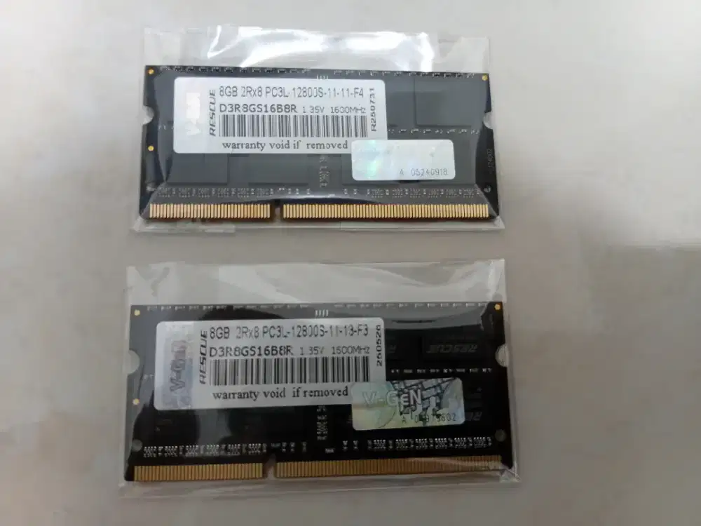 V-Gen Sodimm ddr3L 16GB(2x8) dual kit (Lifetime Warranty)