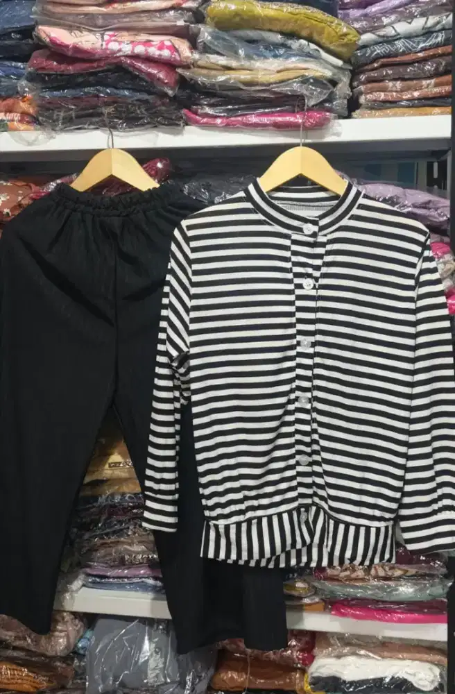 Setelan knitt new