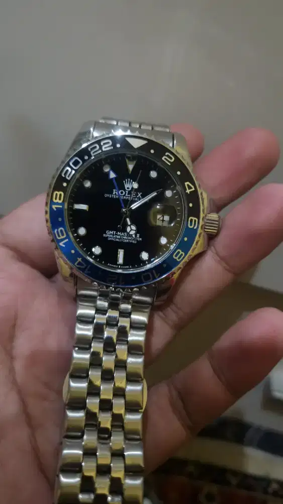 Jual jam tangan rolex matik pepsi