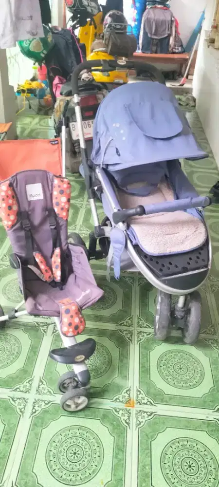 stroller merk chocolate second