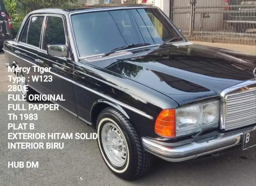 Mercedes-benz E280 TIGER 1983 KOLEKTOR