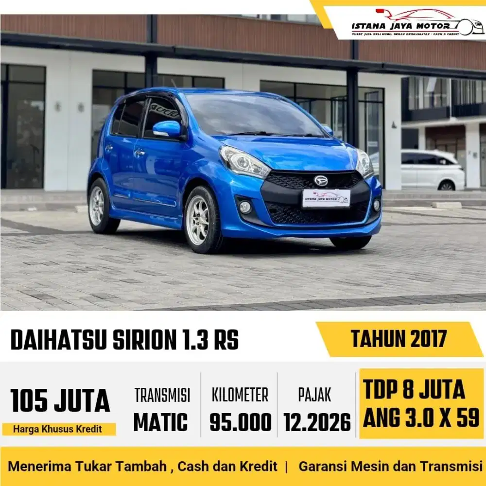 DAIHATSU SIRION (2017)  #TDP 8JUTA