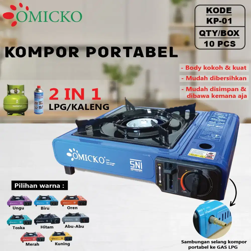 KOMPOR CAMPING/KEMAH PORTABLE MULTIFUNGSI