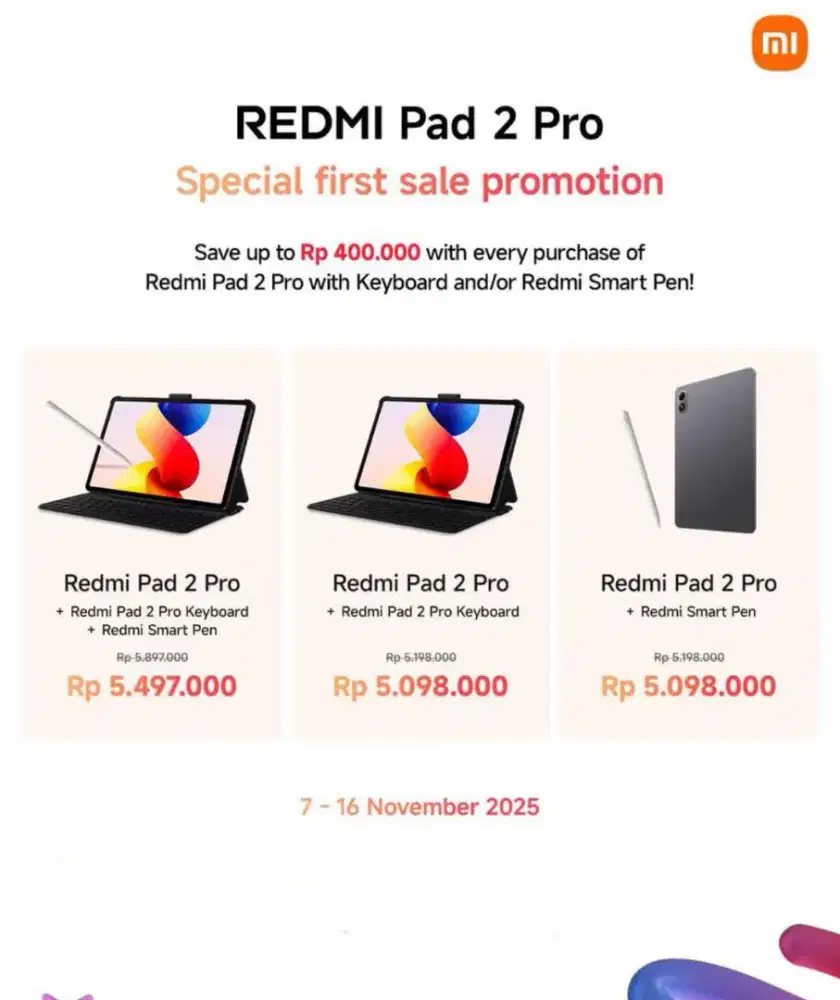 PAKET PROMO REDMI PAD 2 PRO