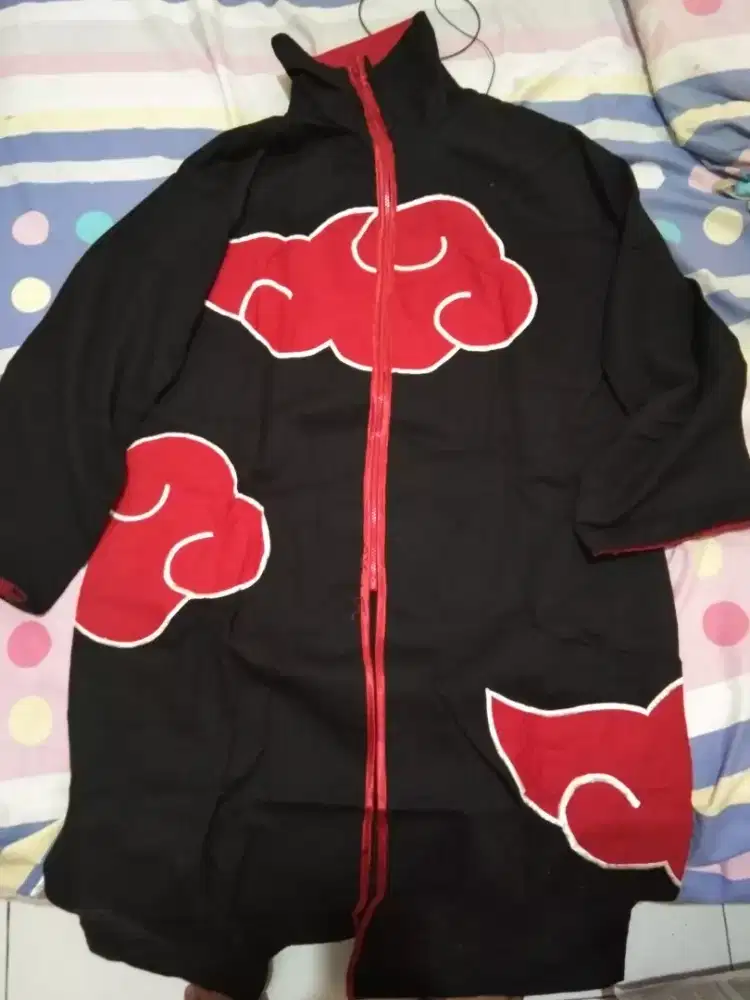 Jubah akatsuki & kaos segel naruto