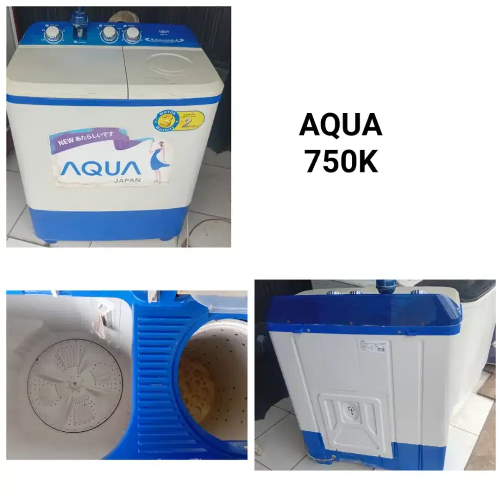 M cuci merek Aqua bergaransi