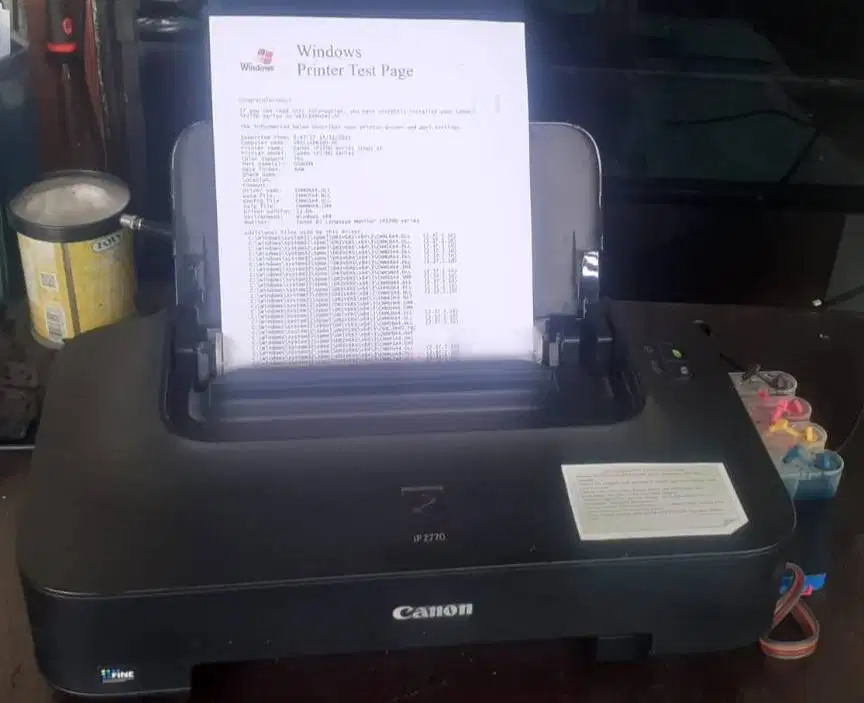 Printer Canon Pixma iP2770 print hitam sj + Infuse System