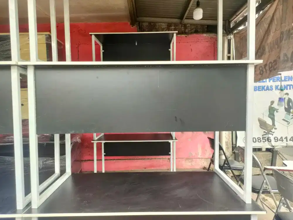 meja staf tanpa laci 120x58x75