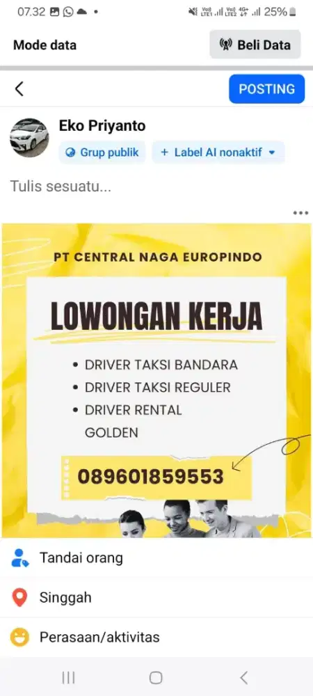 Lowongan Driver BlueBird