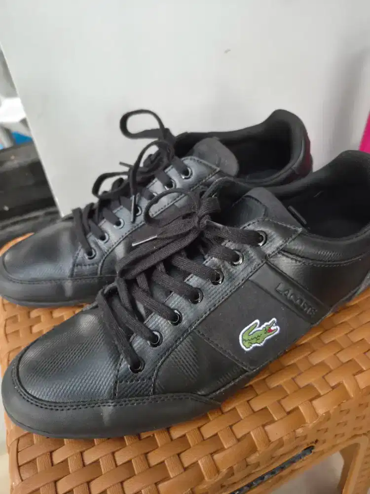 Sepatu Lacoste Chaymon Original - Hitam - Size 43 / UK 9