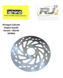 Piringan Cakram Depan Suzuki Smash – Merek ISHIMA