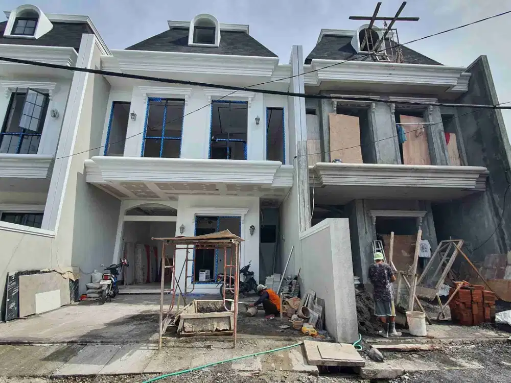 Jual Rumah Baru American Style Dharmahusada Indah Surabaya