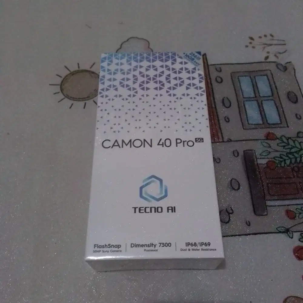 Tecno Camon 40 Pro 5G Baru Garansi Resmi