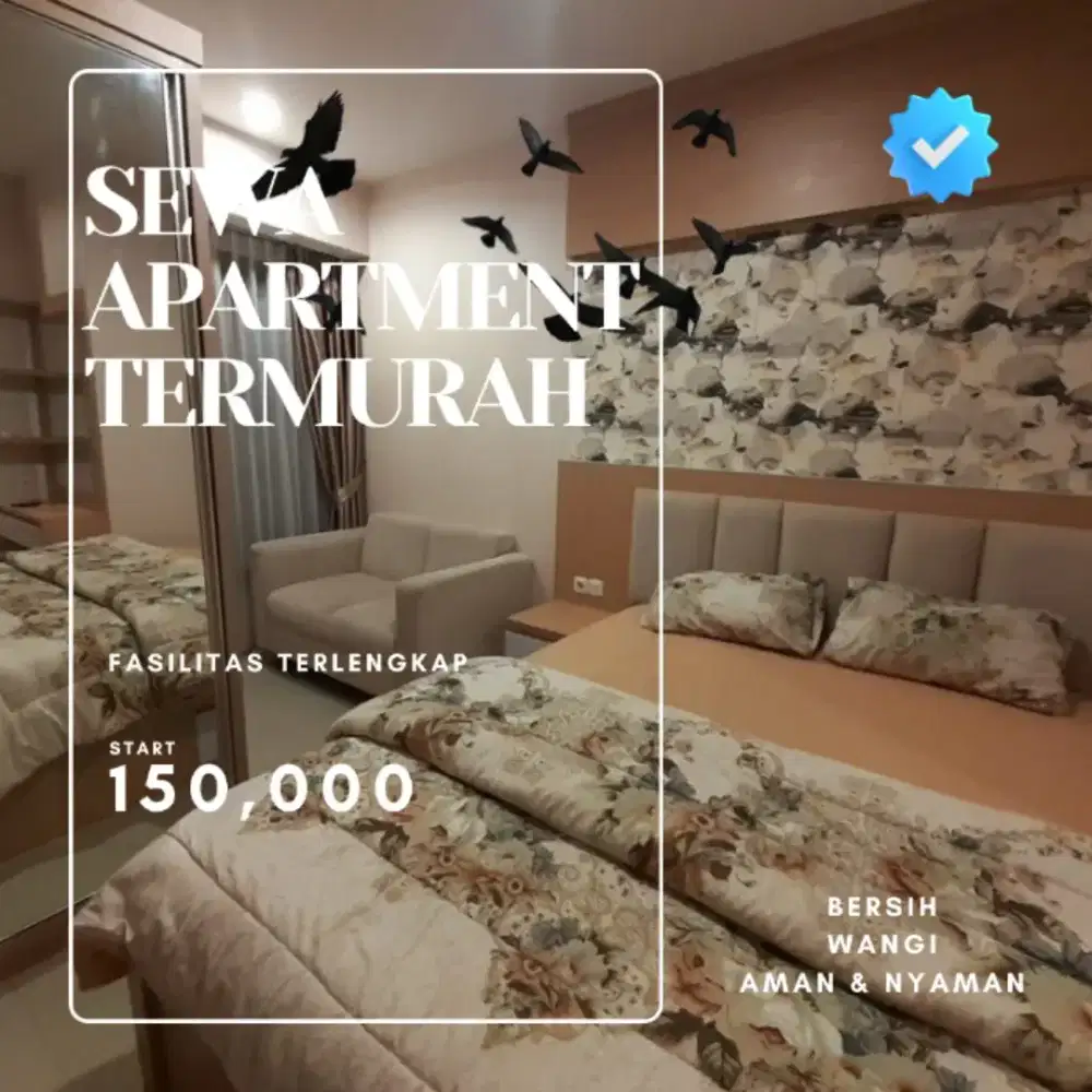 Sewa apartemen SPRINGLAKE SUMMARECON BEKASI SMB Harian/Transit