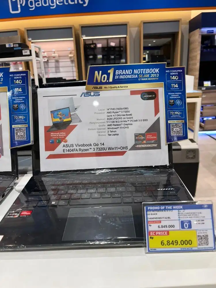 Asus Notebook R3 8-512 Bisa dicicil