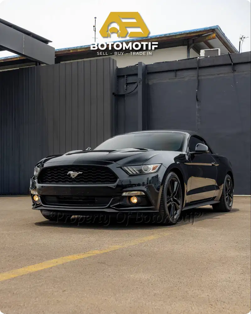 Ford Mustang 2.3 Ecoboost Convertible 2016 Black