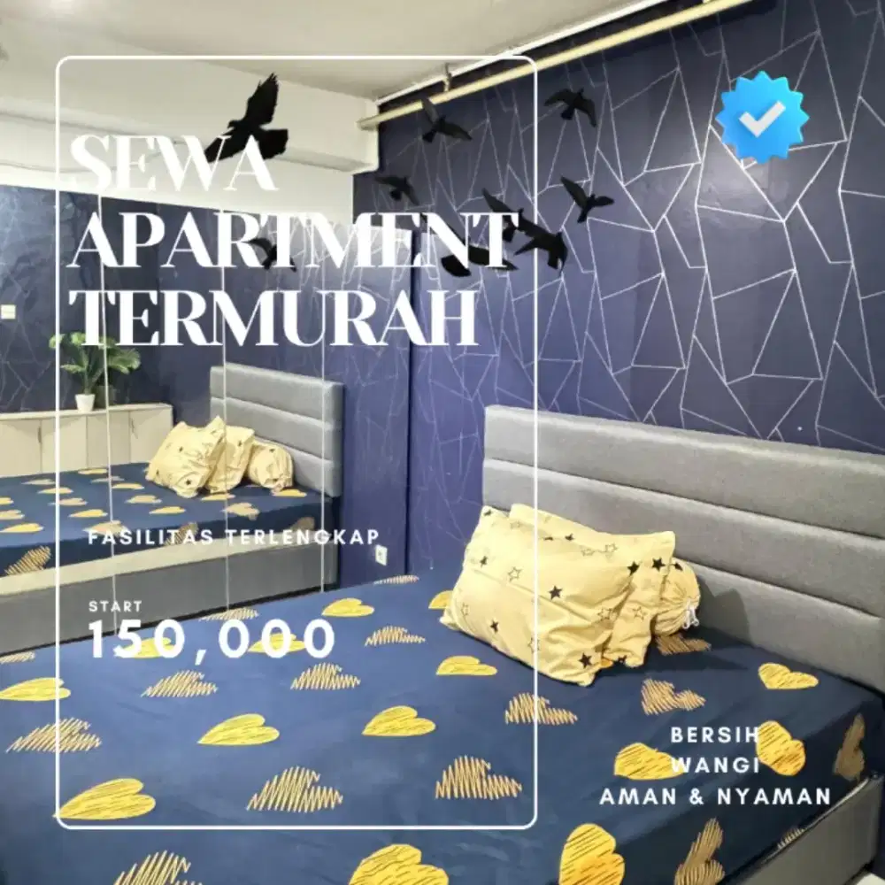 Sewa apartemen LOFTVILLES CITY Tangsel Harian/Transit termurah