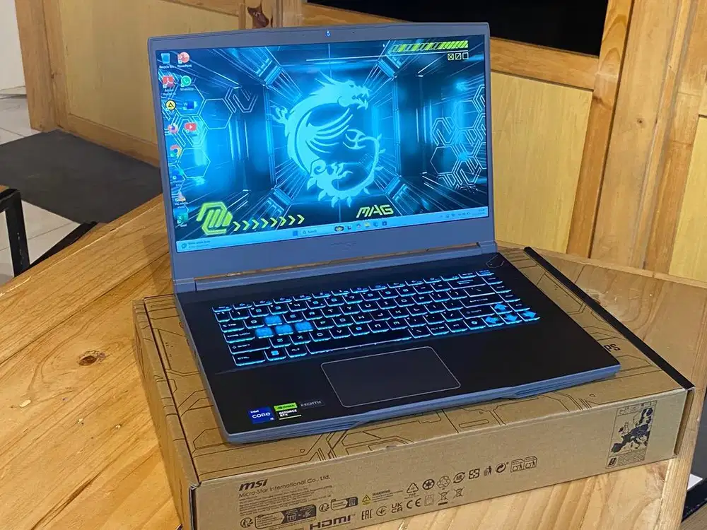 Laptop MSI Thin 15 B12UCX /Prosesor Intel Core i5-12450H