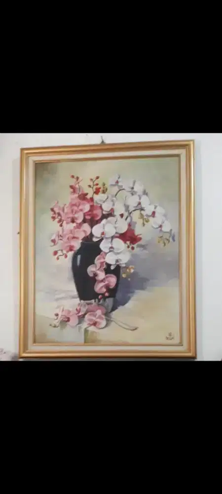 Lukisan motif Bunga, dr pelukis terkenal dr Bali