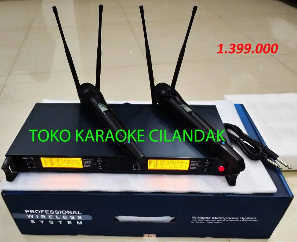 mic wireless 2mic 1set resiver