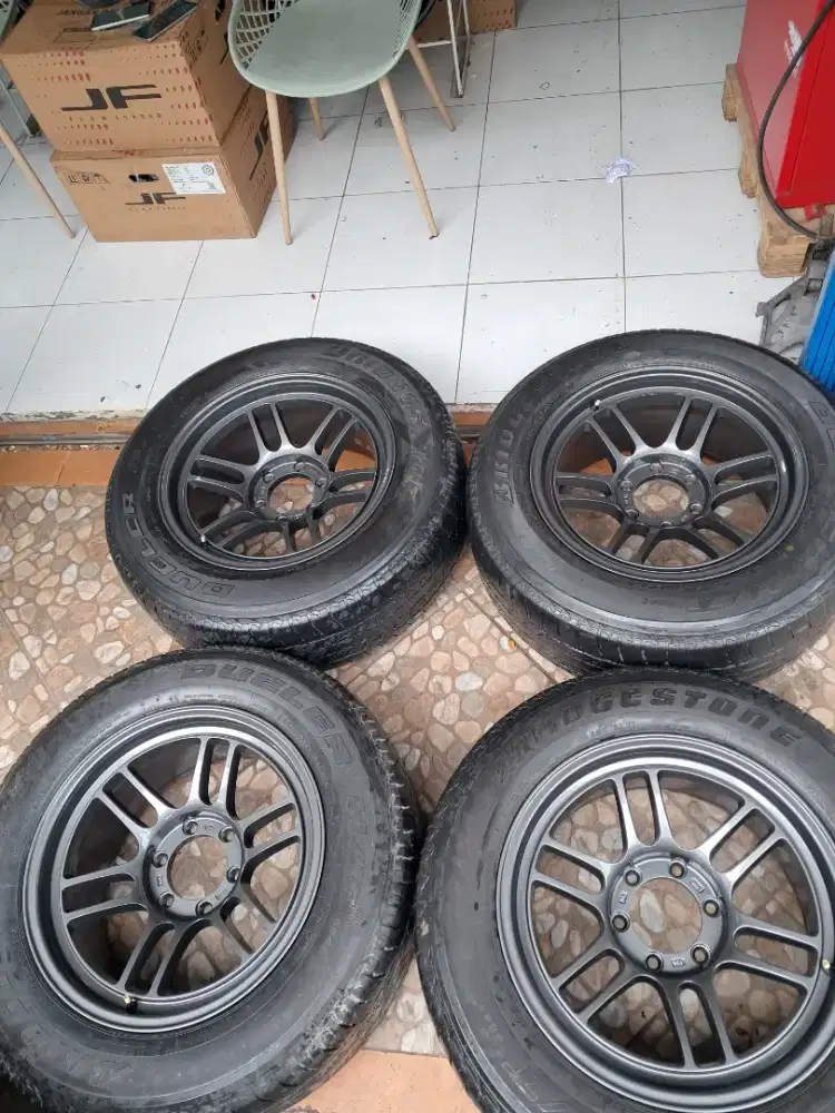 Velg enkei RPT ring 18x9 pcd 6x139,7 et 0 ban 265/60 R18 fortuner dll