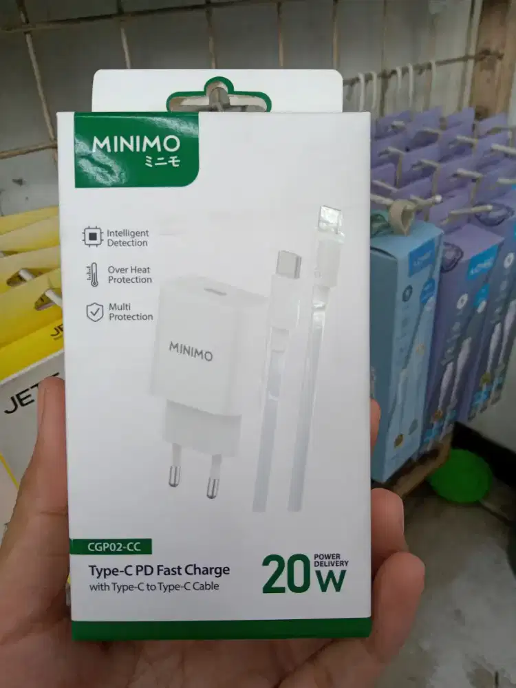 Travel Charger Minimo Type-C to Type-C CGP02-CC