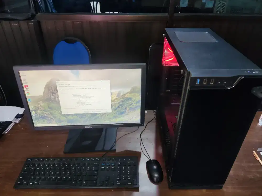 komputer komplit core i3 dan monitor