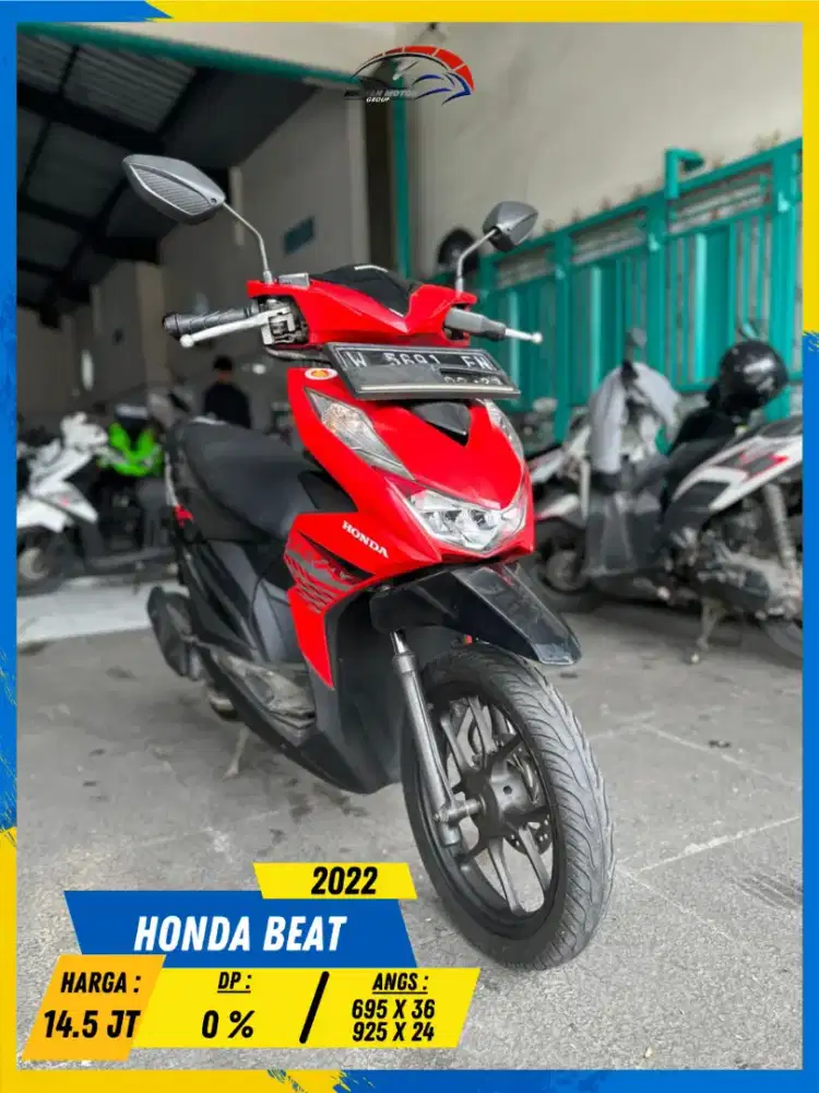 HONDA BEAT NEW 2022 PLAT W GERCEP MASZEHH HIKMAH MOTOR KEPUH MALANG