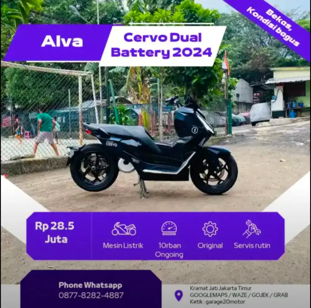Molis Alva Cervo Dual Battery Keylles Tahun 2024