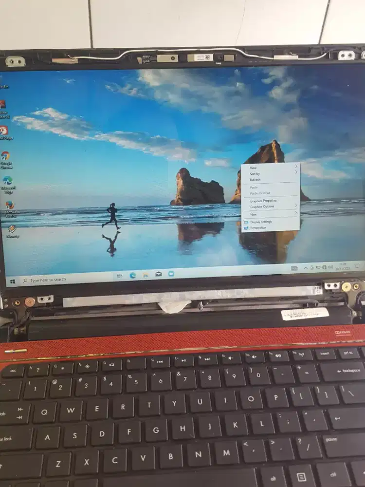 Layar led laptop 14 unc slim 30 pin