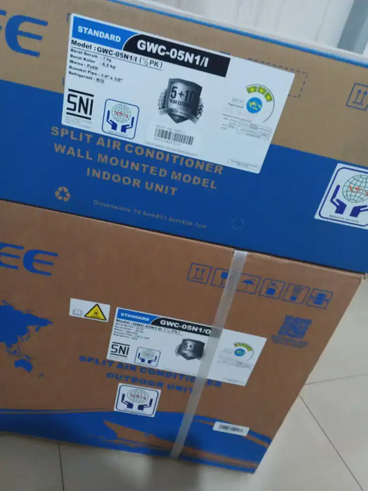 AC GREE 1/2PK PLUS PASANG 05NIA