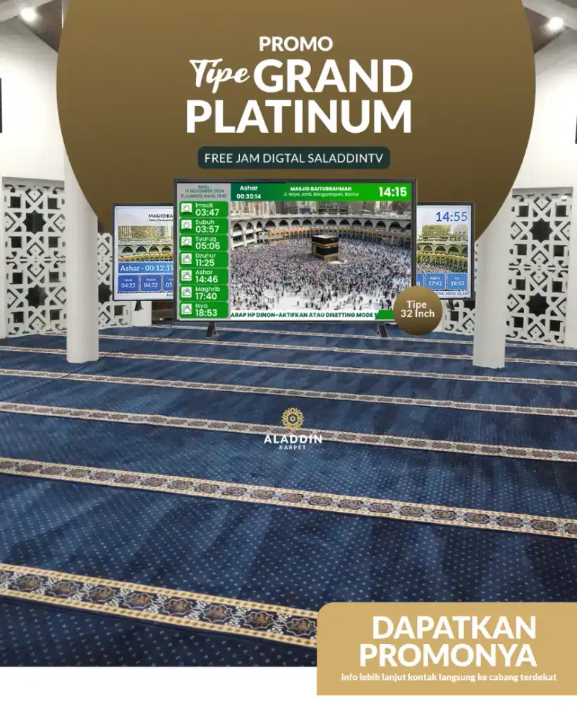 Karpet masjid dan mushola