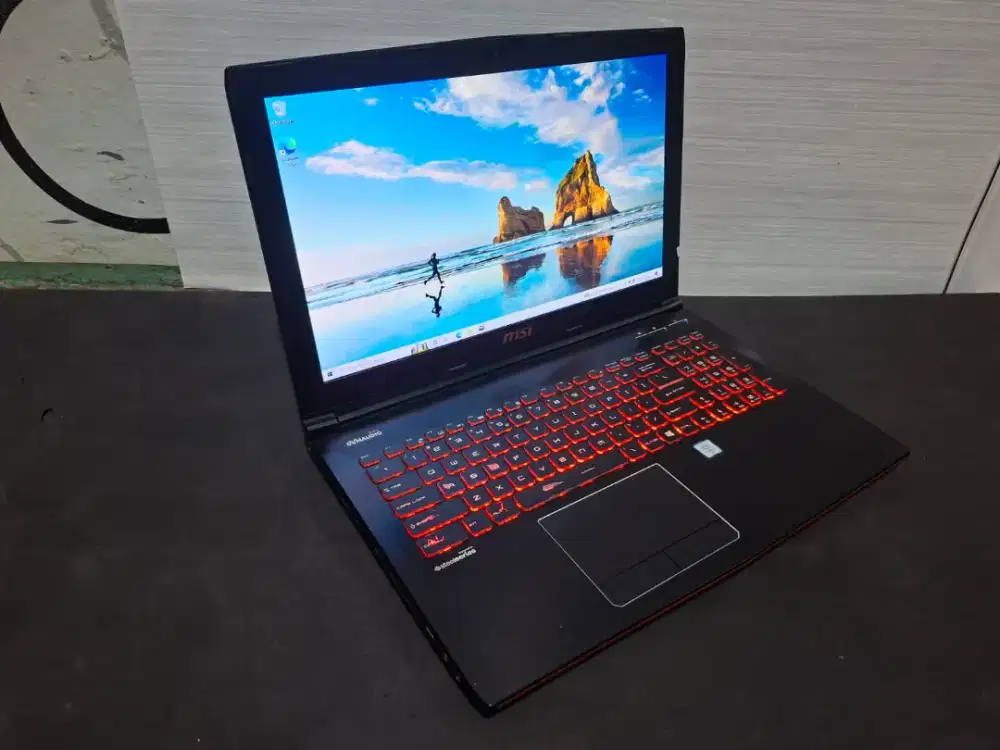 LAPTOP MSI GE62 6QD PROCESSOR INTEL CORE I7 GEN-6 RAM 8GB SSD 128GB