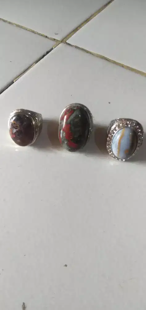 Cincin multi motif abstrak