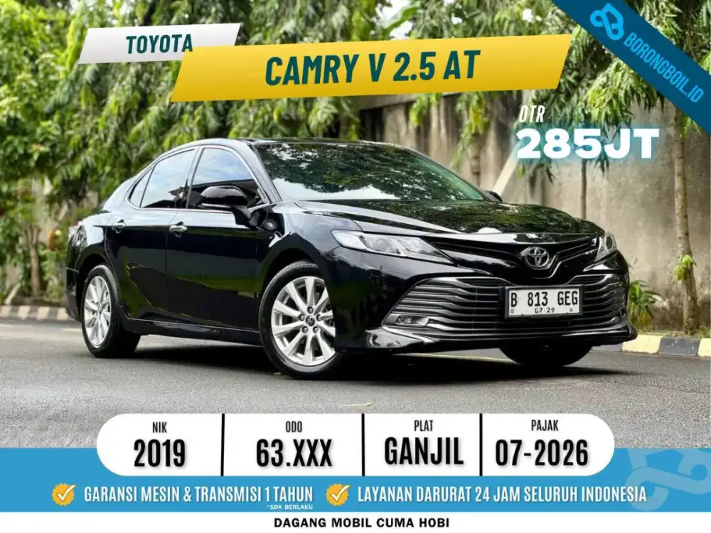 Camry V 2.5 at 2019 hitam