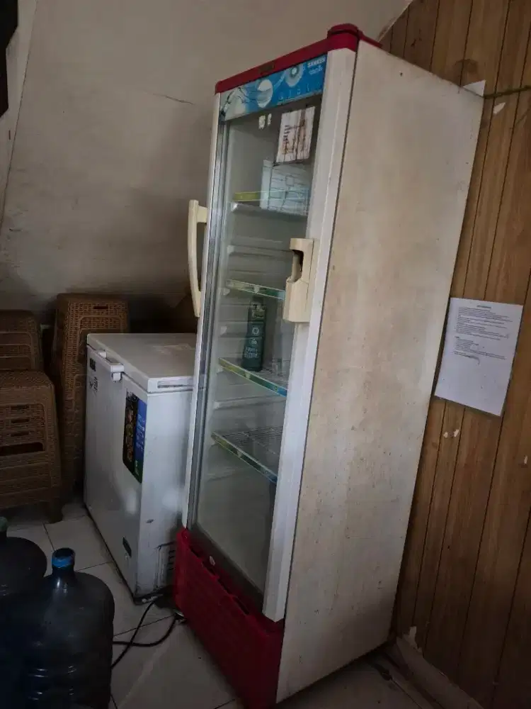 Freezer rsa 200lt & showcase sanken